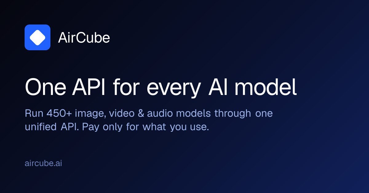 AirCube AI product website preview